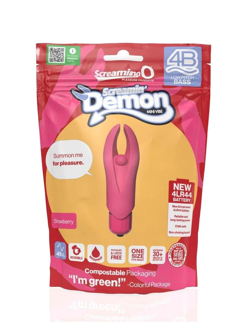 4b Demon Rechargeable Silicone Mini Clitoral Stimulating Vibrator - Image 5