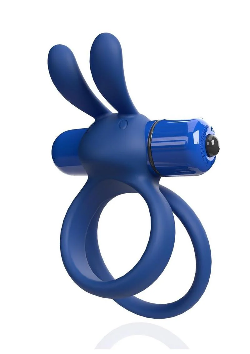 4b Ohare XL Rechargeable Silicone Rabbit Vibrating Cock Ring - Image 10