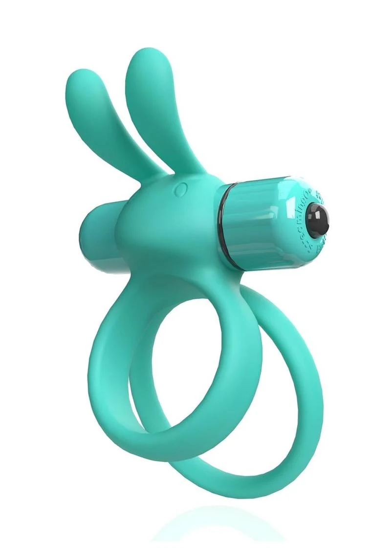 4b Ohare XL Rechargeable Silicone Rabbit Vibrating Cock Ring - Image 6