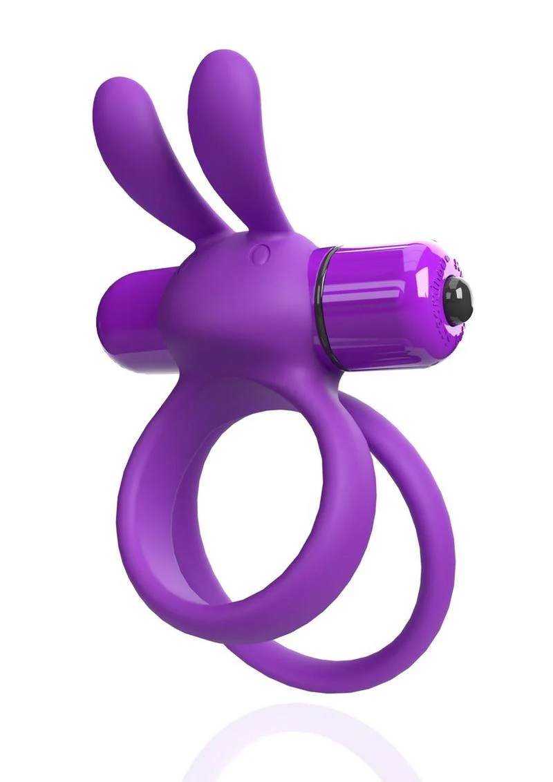 4b Ohare XL Rechargeable Silicone Rabbit Vibrating Cock Ring - Image 8