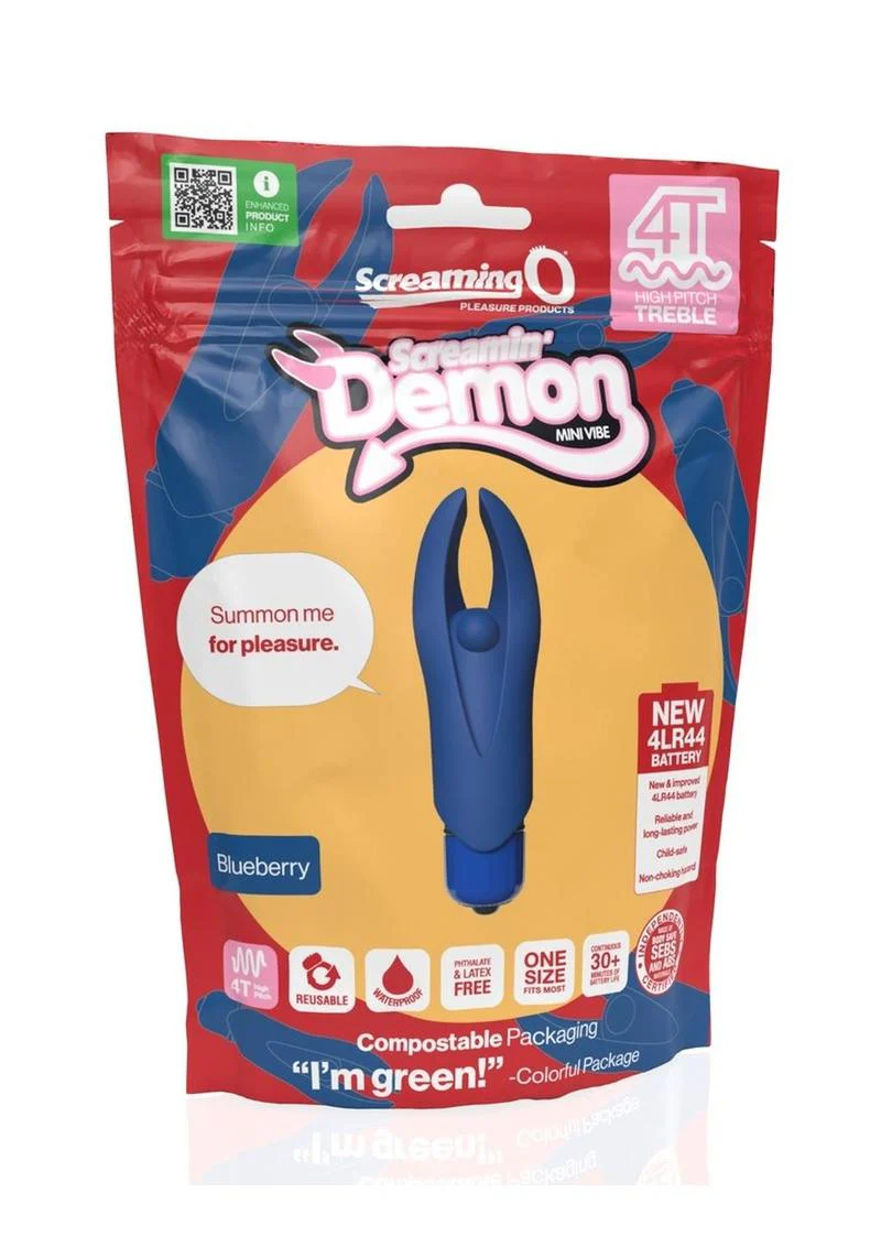4t Demon Rechargeable Silicone Mini Clitoral Stimulating Vibrator - Image 14