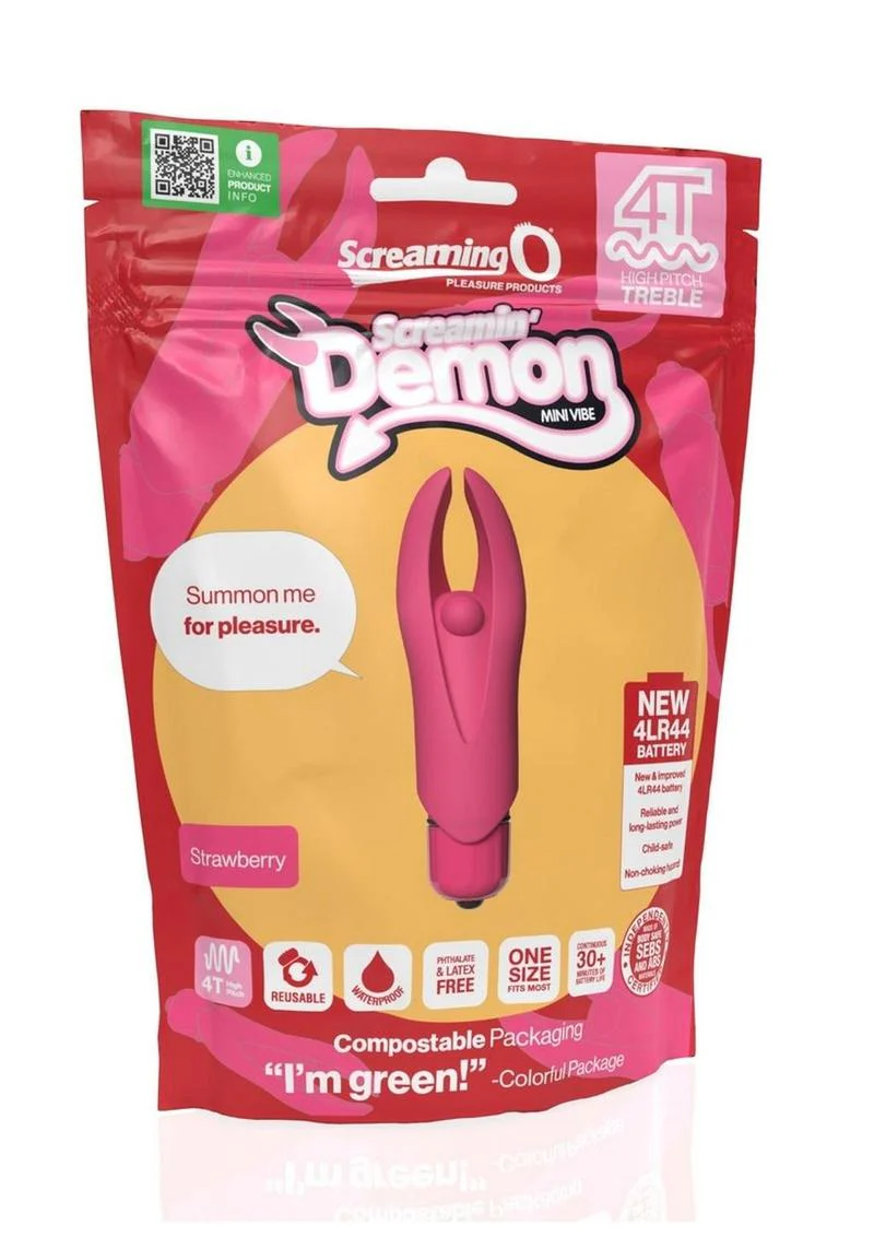 4t Demon Rechargeable Silicone Mini Clitoral Stimulating Vibrator - Image 5