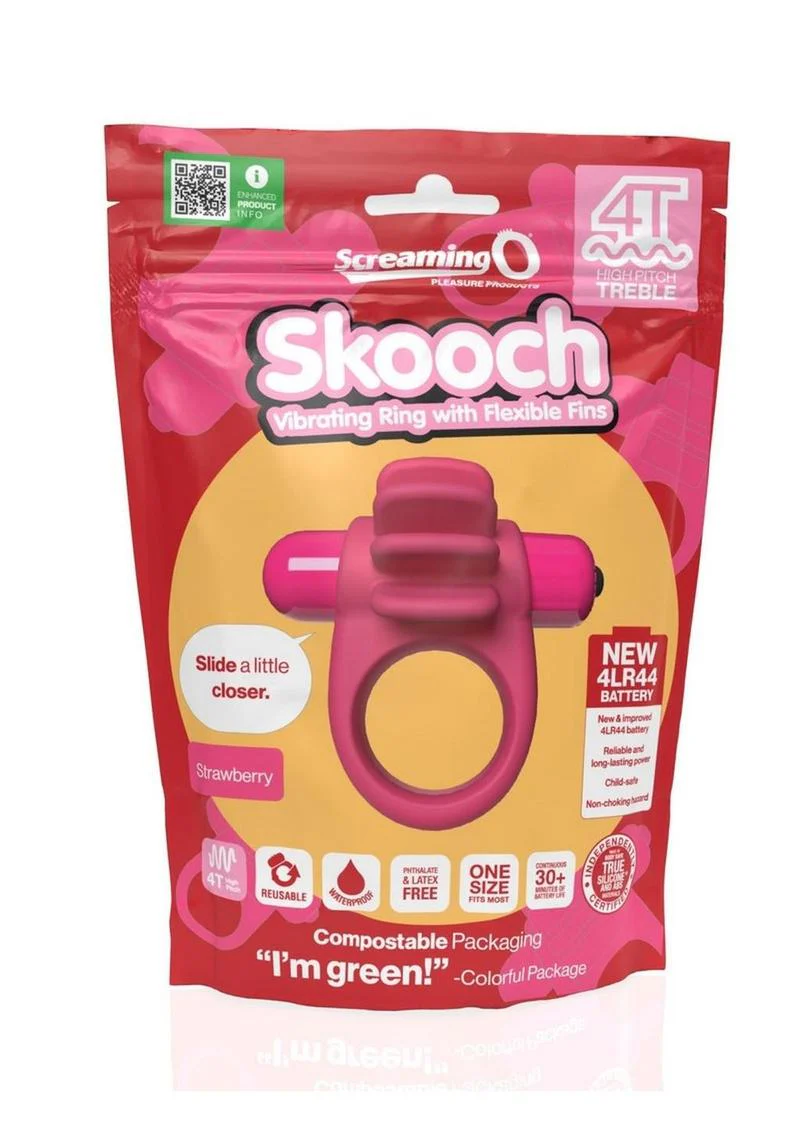 4t Skooch Vibrating Cock Ring with Clitoral Stimulator - Image 4