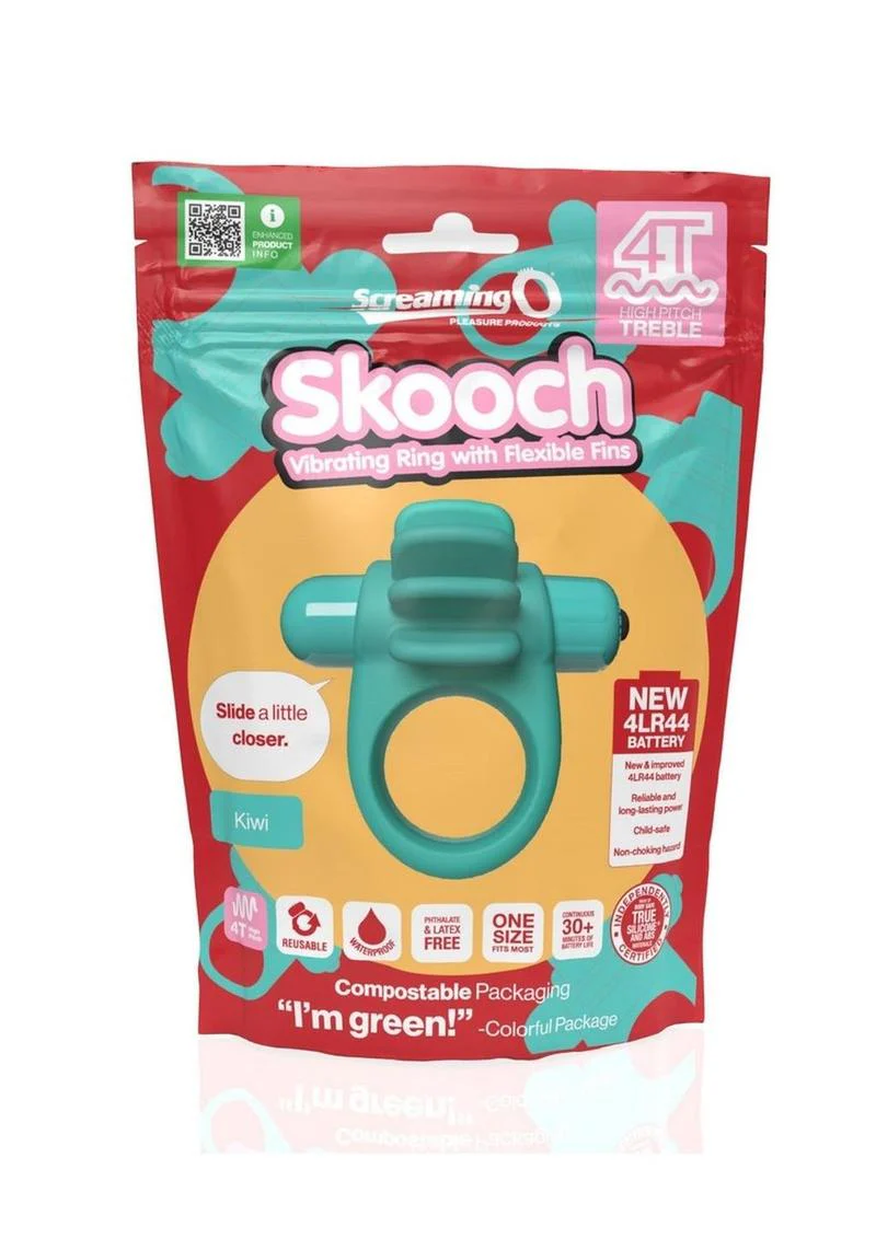 4t Skooch Vibrating Cock Ring with Clitoral Stimulator - Image 7