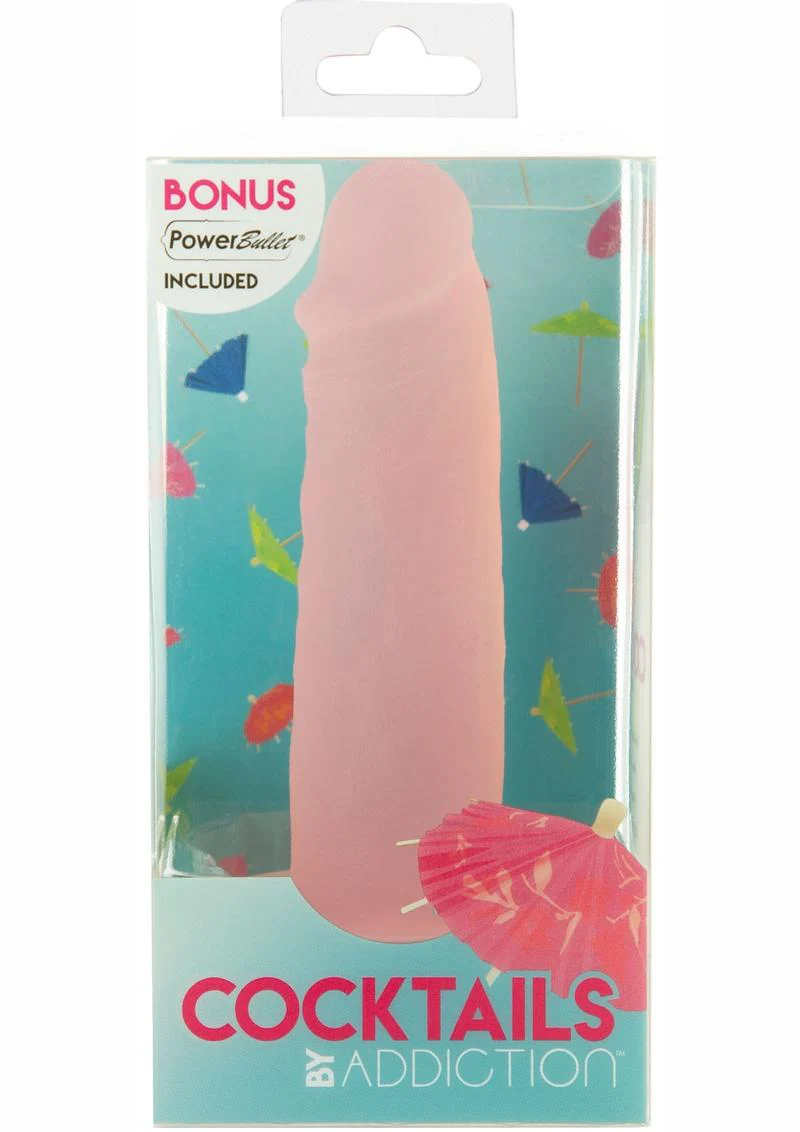 Addiction Cocktails Vibrating Silicone Dildo - Image 11