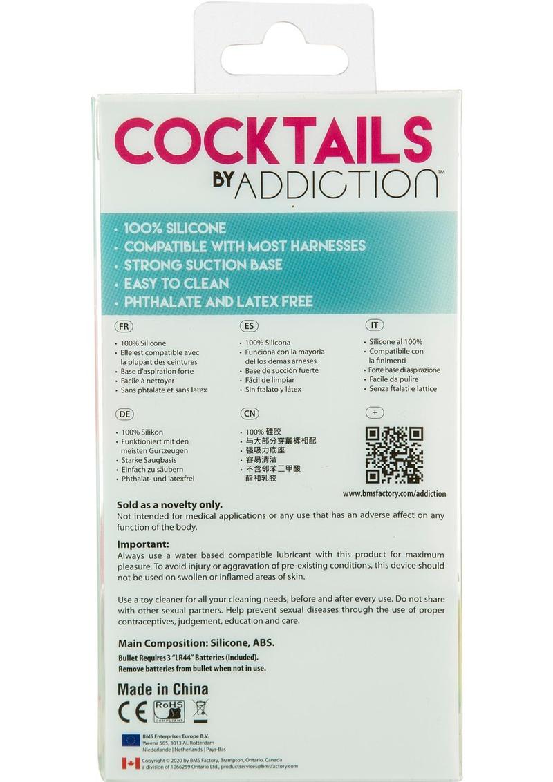 Addiction Cocktails Vibrating Silicone Dildo - Image 12