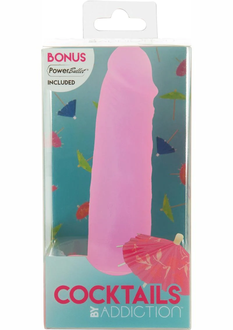 Addiction Cocktails Vibrating Silicone Dildo - Image 14
