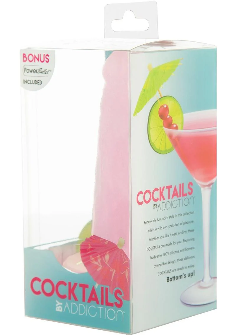 Addiction Cocktails Vibrating Silicone Dildo - Image 15