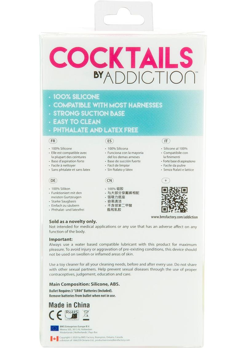 Addiction Cocktails Vibrating Silicone Dildo - Image 7