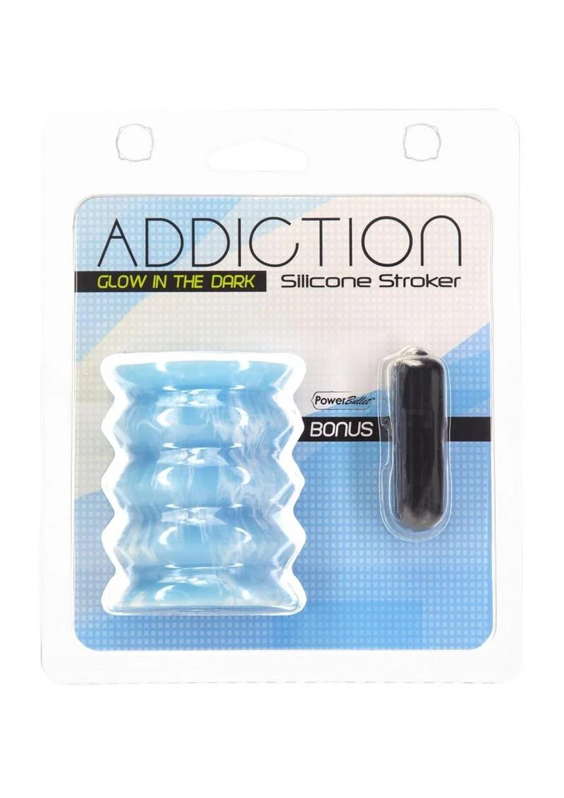 Addiction Silicone Glow In The Dark Masturbation Sleeve - Image 2