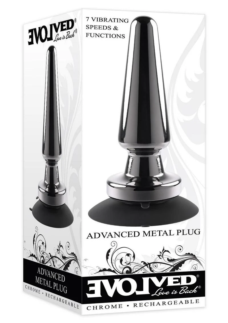 Advanced Metal Plug Rechargeable Vibrating Anal Plug - Image 2