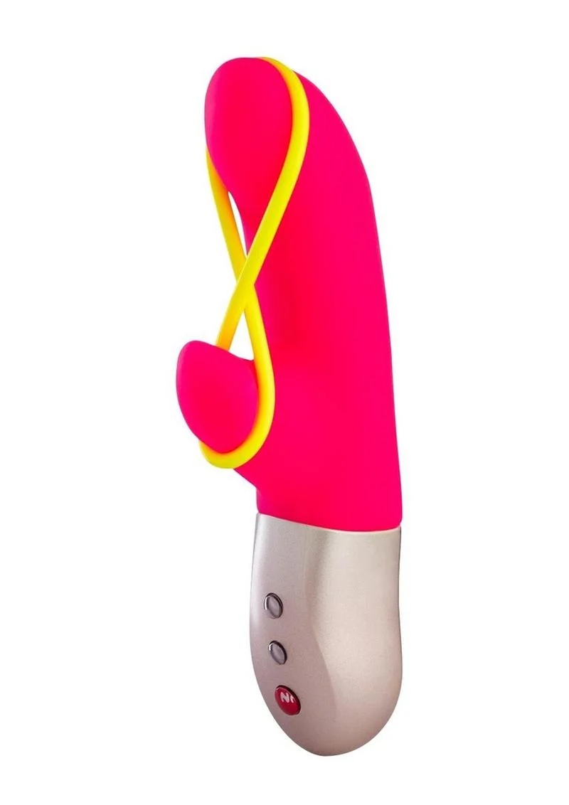 Amorino Silicone Vibrator with Clitoral Stimulator - Image 2
