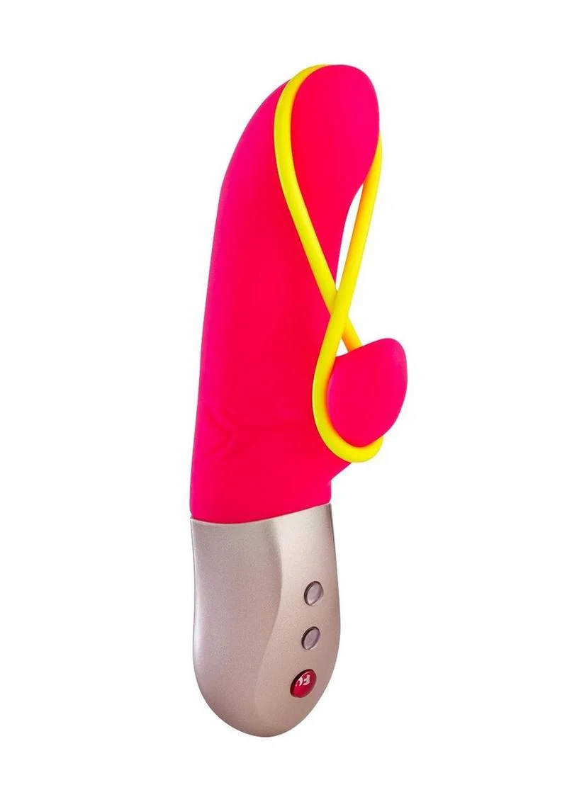 Amorino Silicone Vibrator with Clitoral Stimulator - Image 3