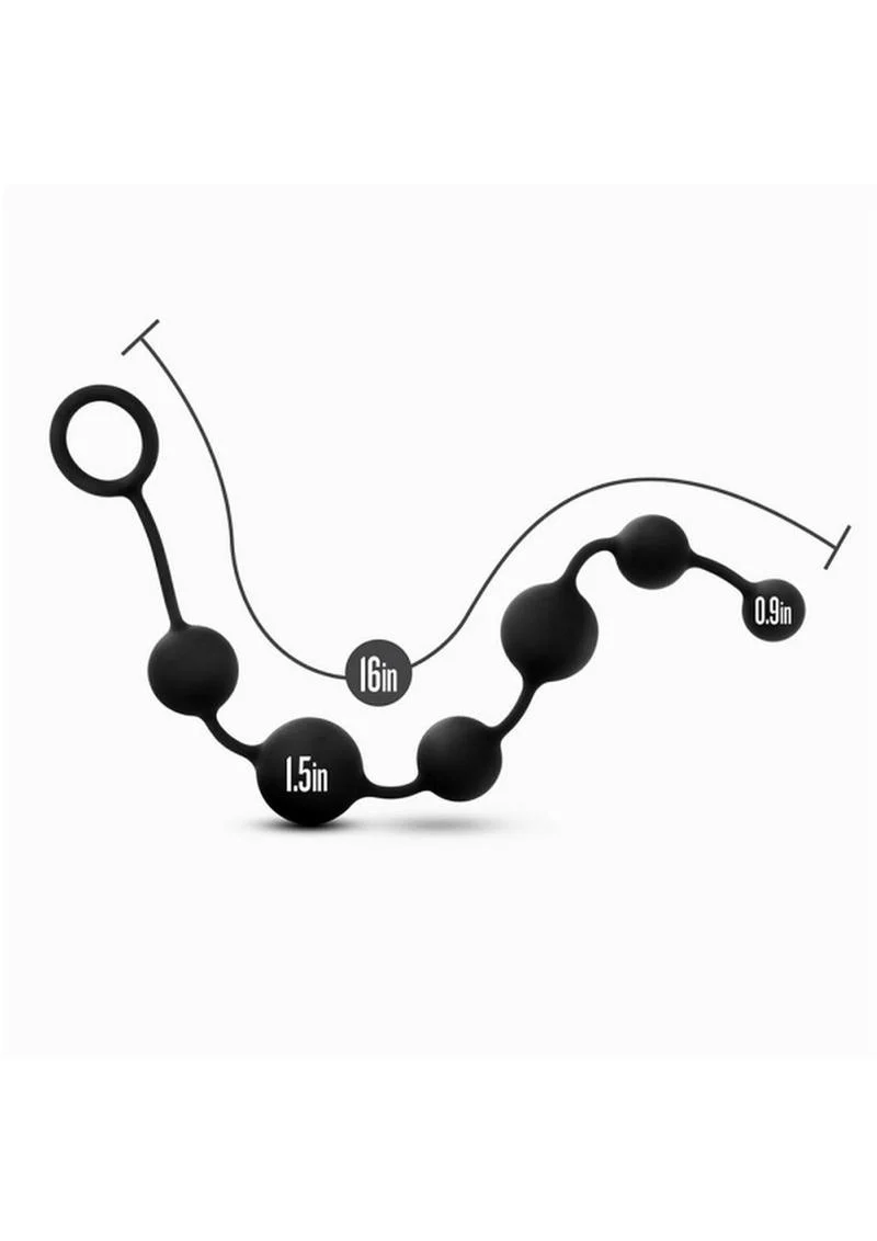 Anal Adventure Platinum Silicone Large Anal Beads - Image 4