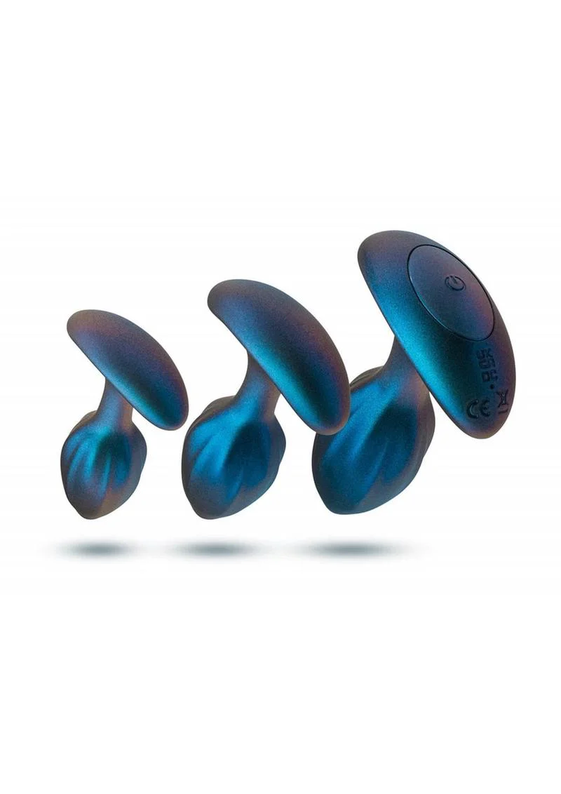 Anal Adventures Matrix Cosmos Plug Kit Silicone Anal Plug Set - Lunar - Image 4