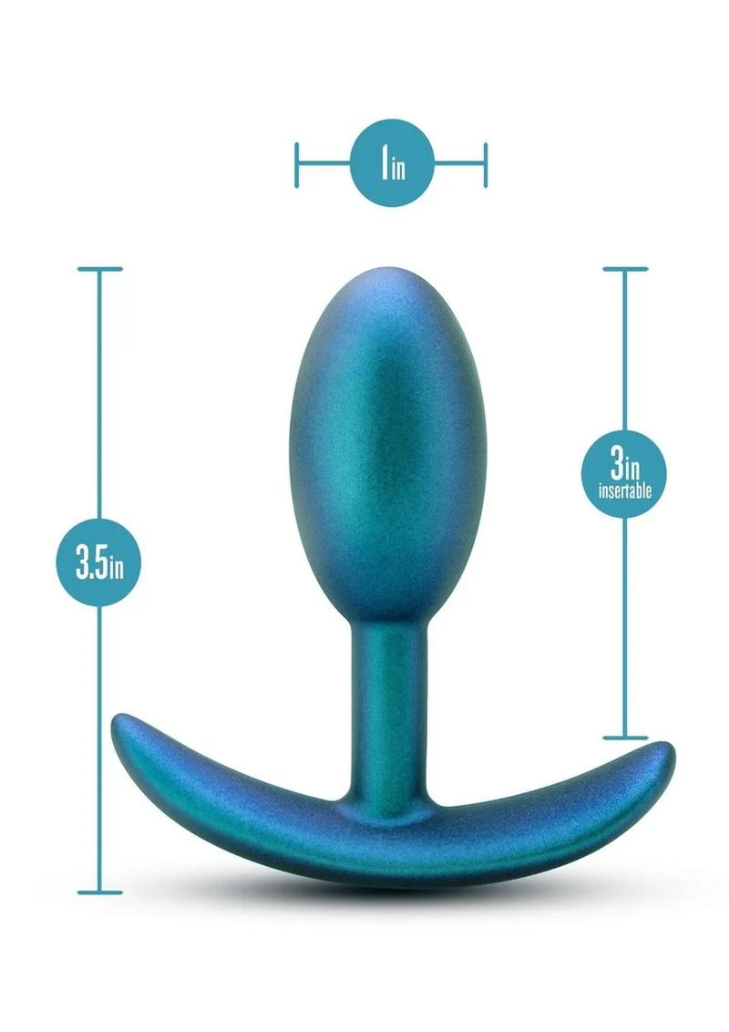 Anal Adventures Matrix Nebula Plug Silicone Anal Plug - Lunar - Image 4