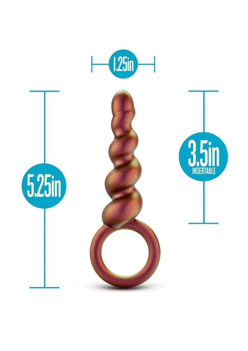 Anal Adventures Matrix Spiral Loop Silicone Plug - Image 4