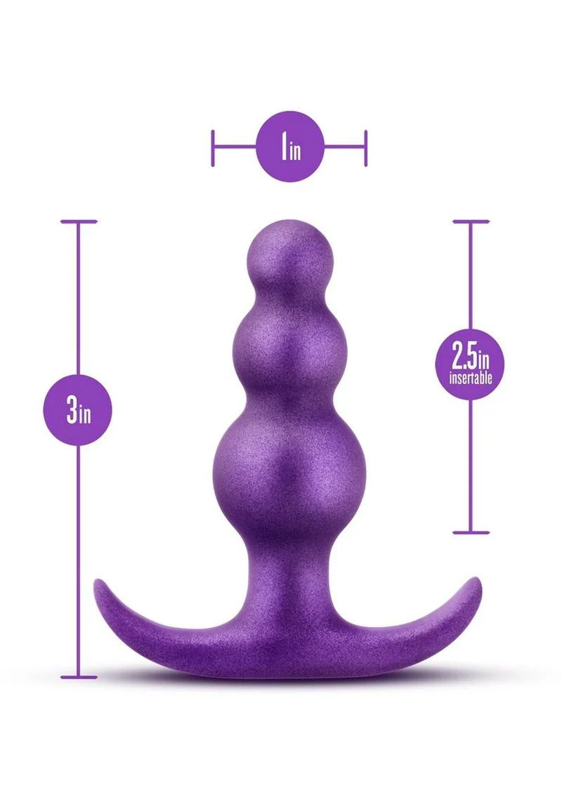 Anal Adventures Matrix Supernova Plug Silicone Anal Plug - Galatic - Image 4