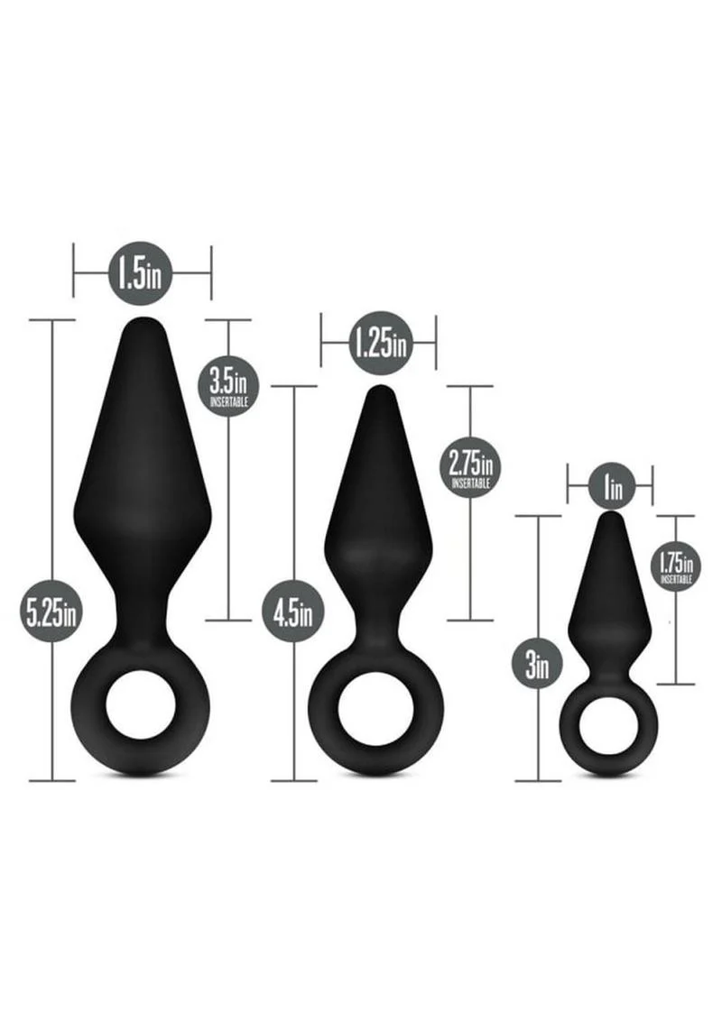 Anal Adventures Platinum Silicone Loop Plug Kit - Image 3