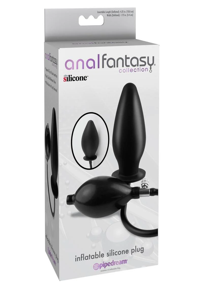 Anal Fantasy Collection Inflatable Silicone Plug - Image 2