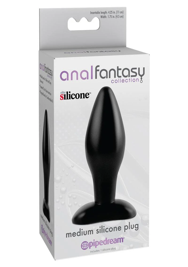 Anal Fantasy Collection Medium Silicone Plug Kit - Image 2