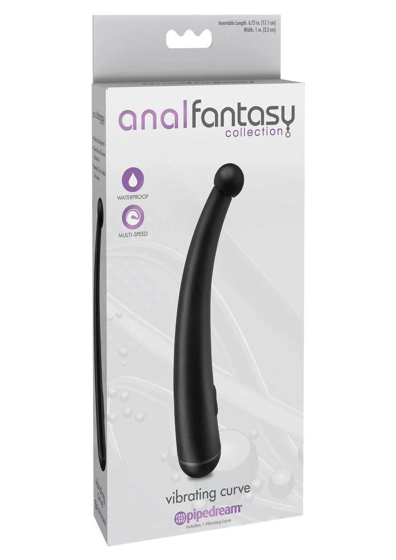 Anal Fantasy Collection Vibrating Curve Probe Waterproof - Image 2