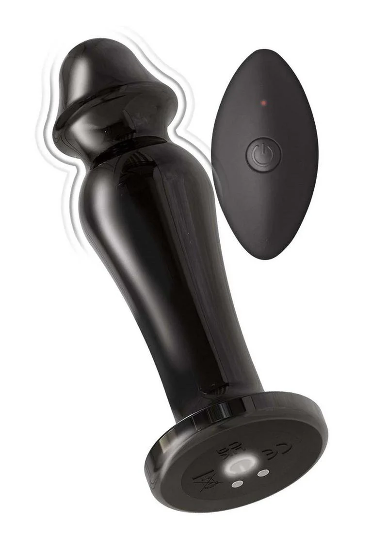 Ass-Sation Remote Control Rechargeable Vibrating Metal Anal Lover - Image 2