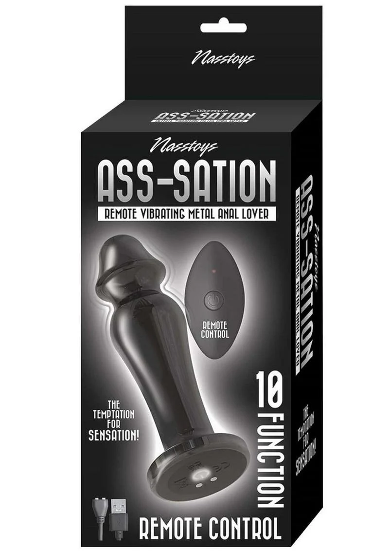 Ass-Sation Remote Control Rechargeable Vibrating Metal Anal Lover - Image 6