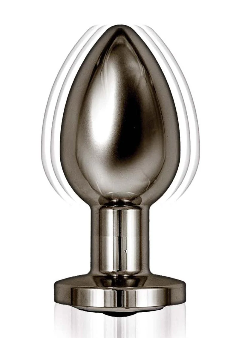 Ass-Sation Remote Control Rechargeable Vibrating Metal Anal Plug - Image 4