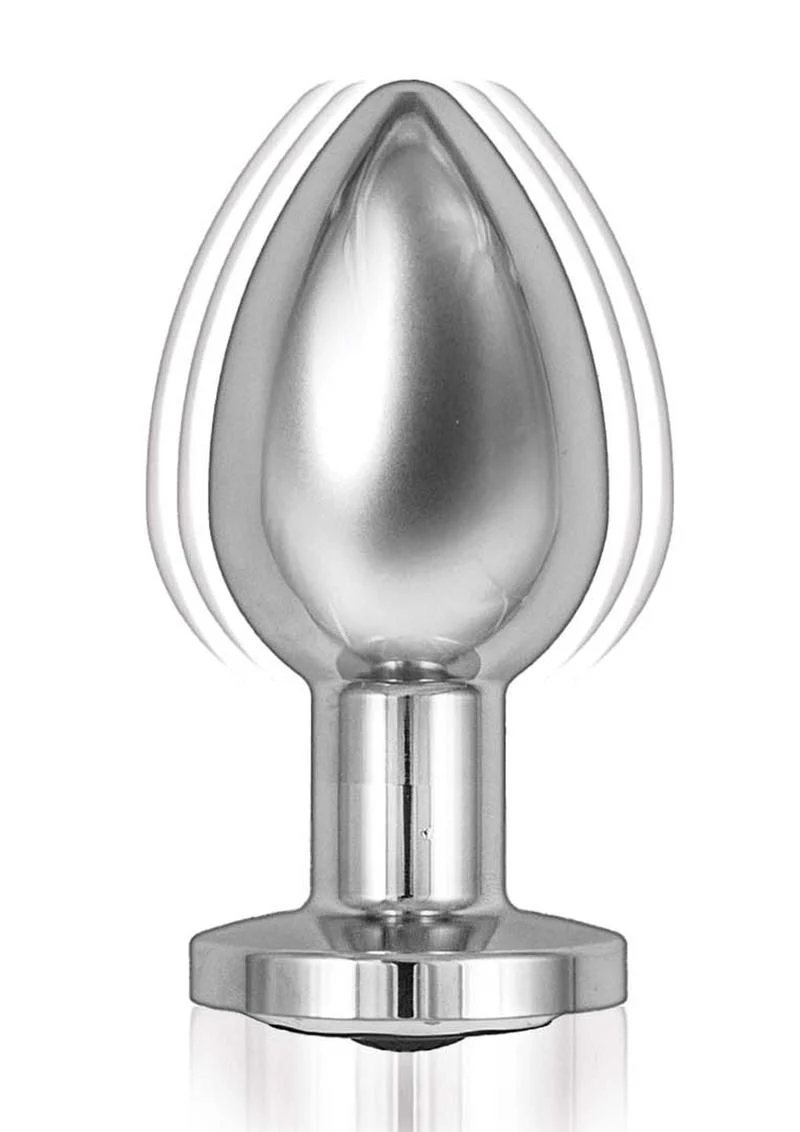 Ass-Sation Remote Control Rechargeable Vibrating Metal Anal Plug - Image 7