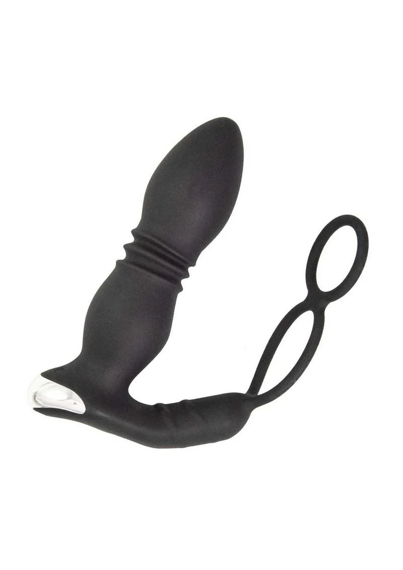 Ass-Sation Remote Thrusting Rechargeable Silicone Power Plug - Image 3