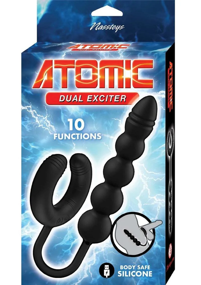 Atomic Dual Exciter Silicone Rechargeable Anal Stimulator - Image 2