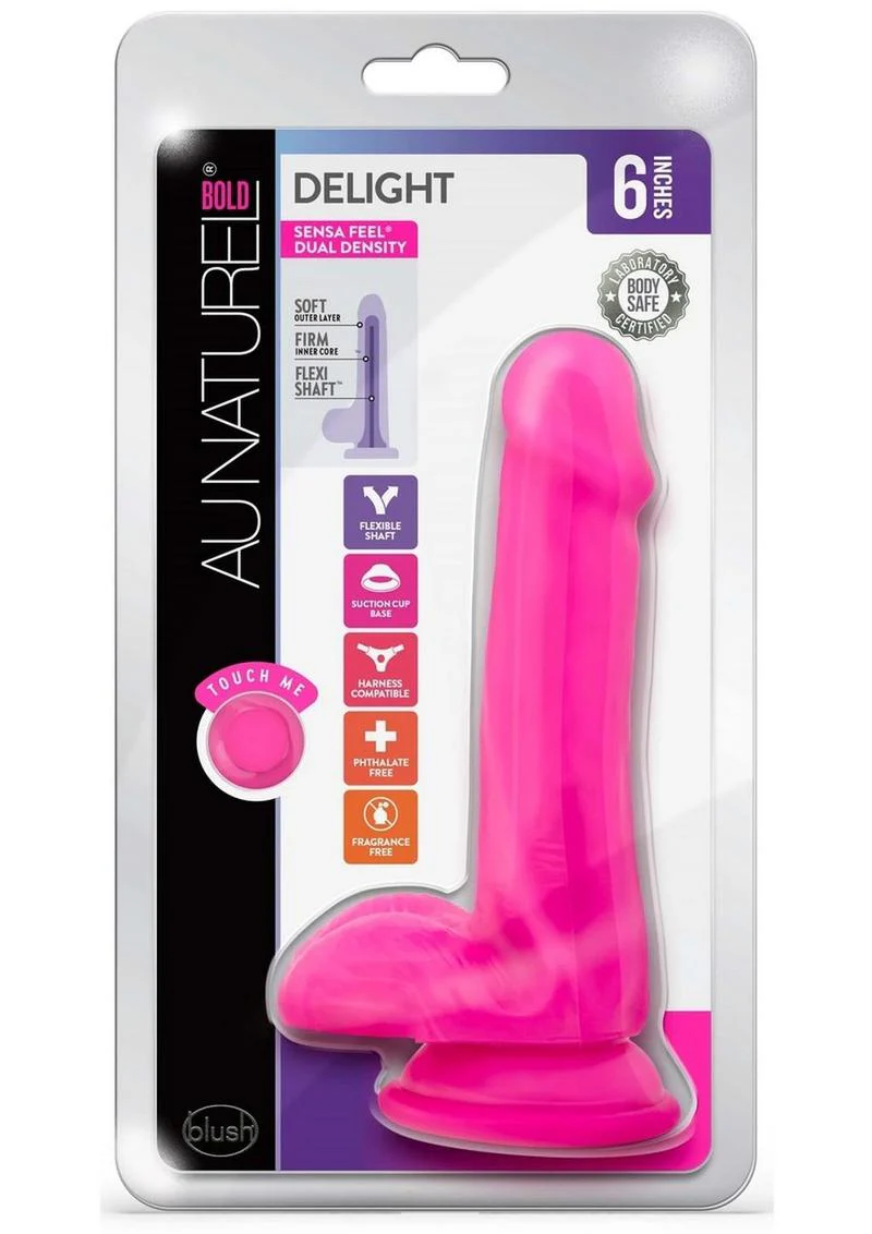 Au Naturel Bold Delight Dildo with Suction Cup - Image 3