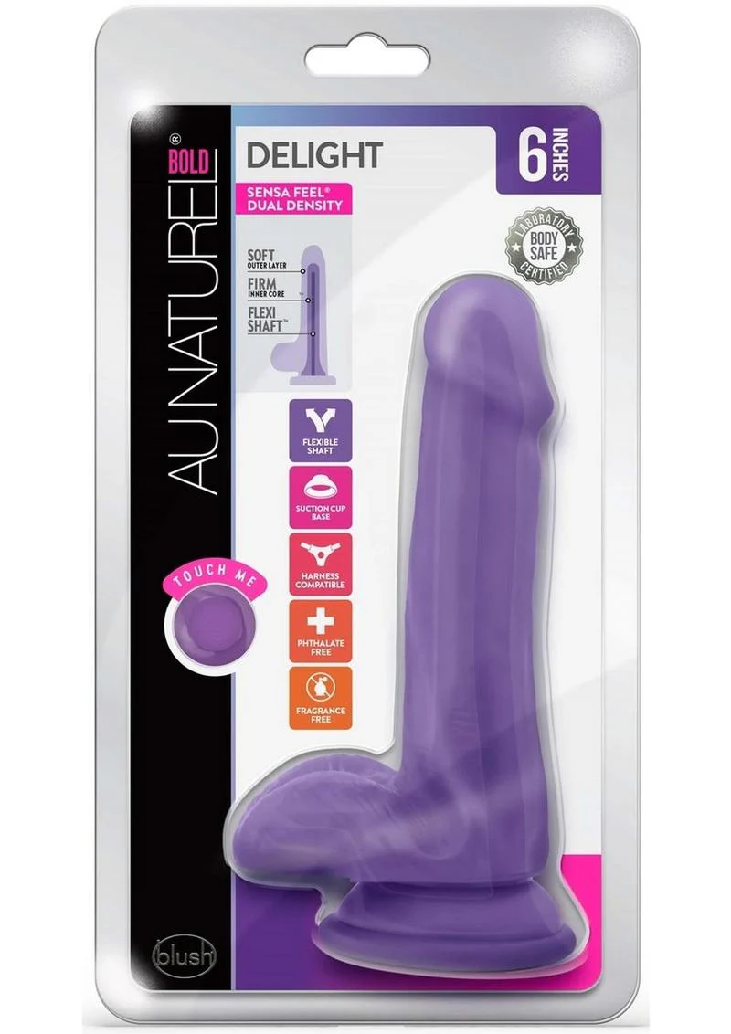 Au Naturel Bold Delight Dildo with Suction Cup - Image 6
