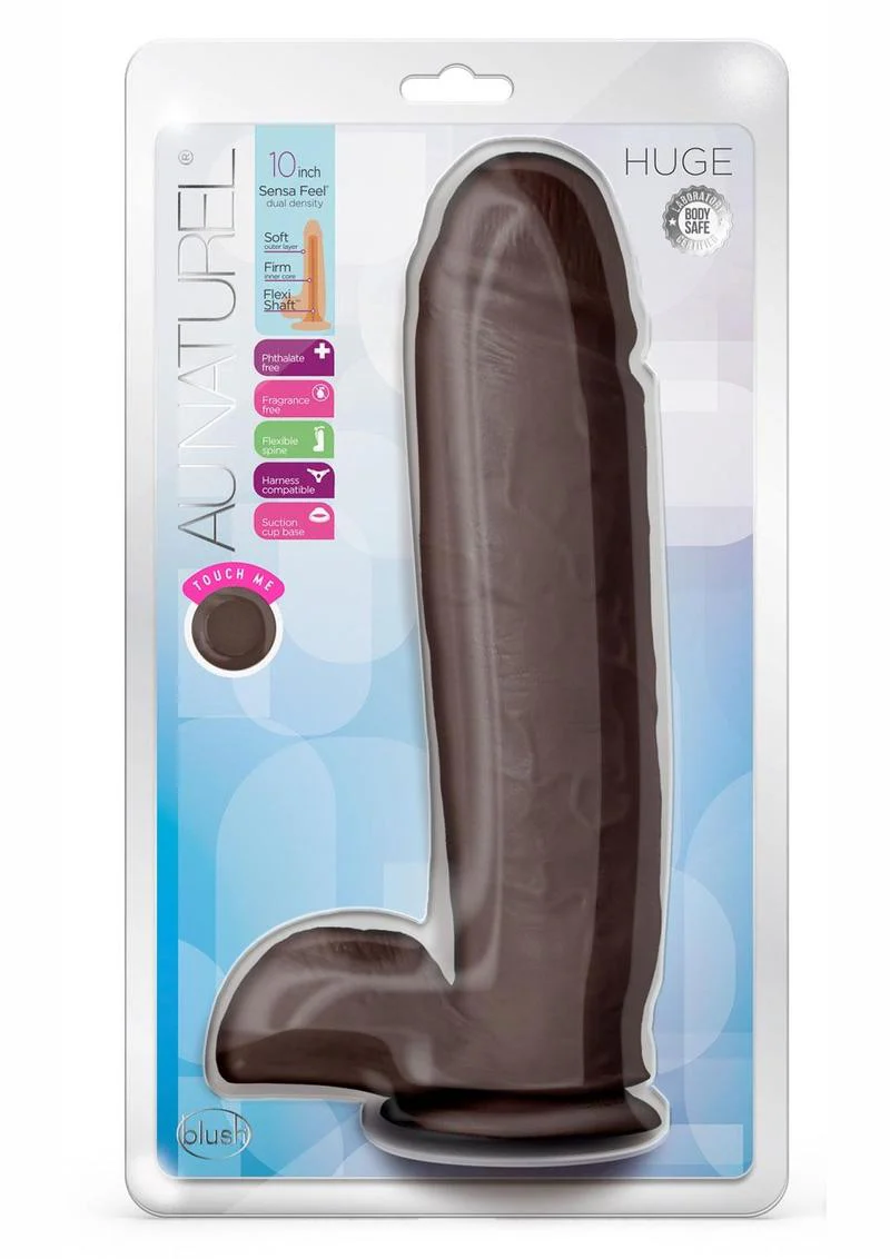 Au Naturel Huge Sensa Feel Dildo with Suction Cup - Image 4