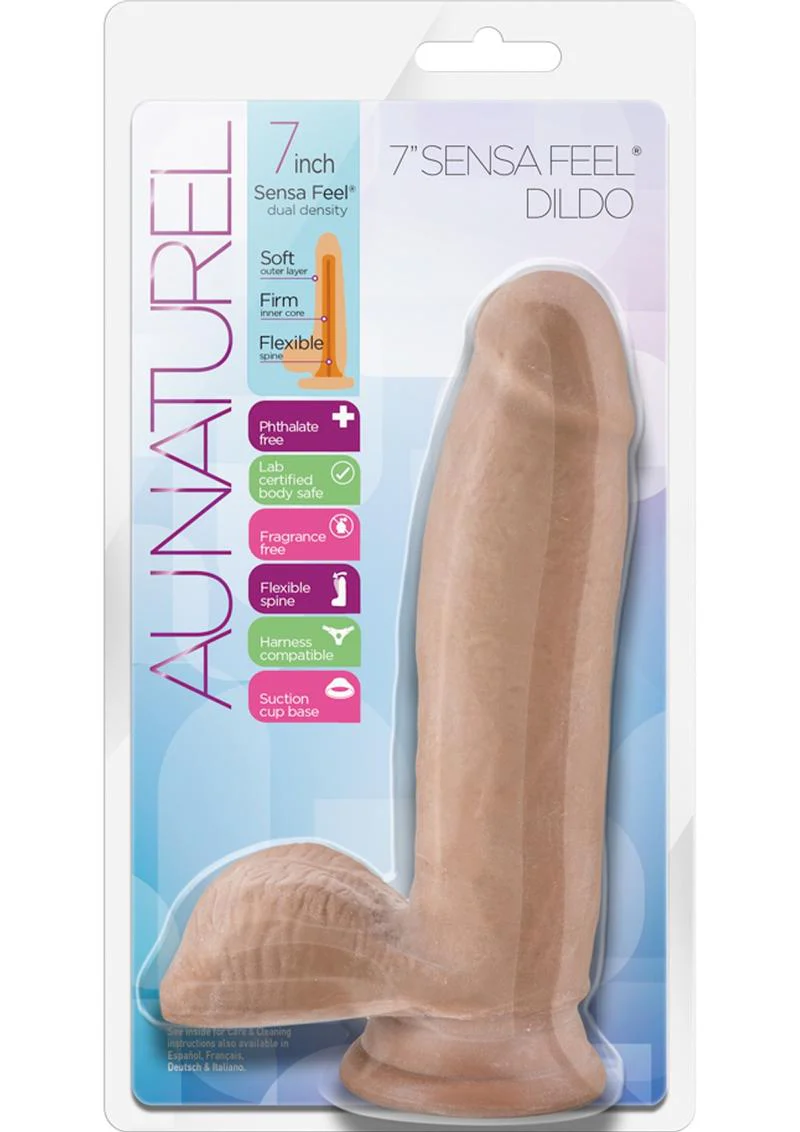 Au Naturel Sensa Feel Dildo with Suction Cup - Image 8