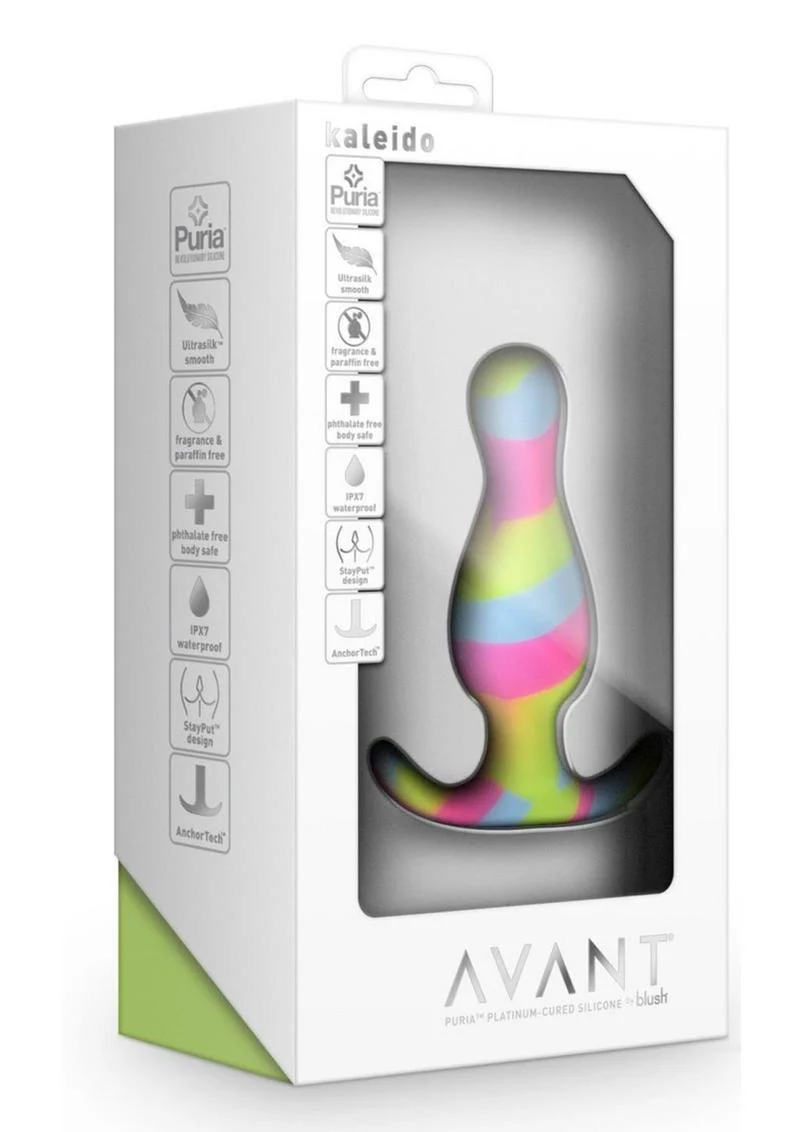 Avant Kaleido Lime Silicone Anal Plug - Image 2
