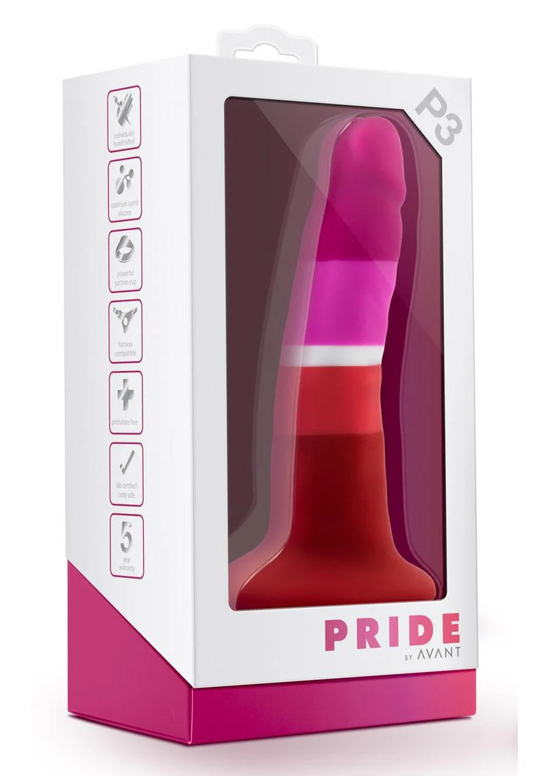 Avant Pride P3 Beauty Silicone Dildo - Image 2