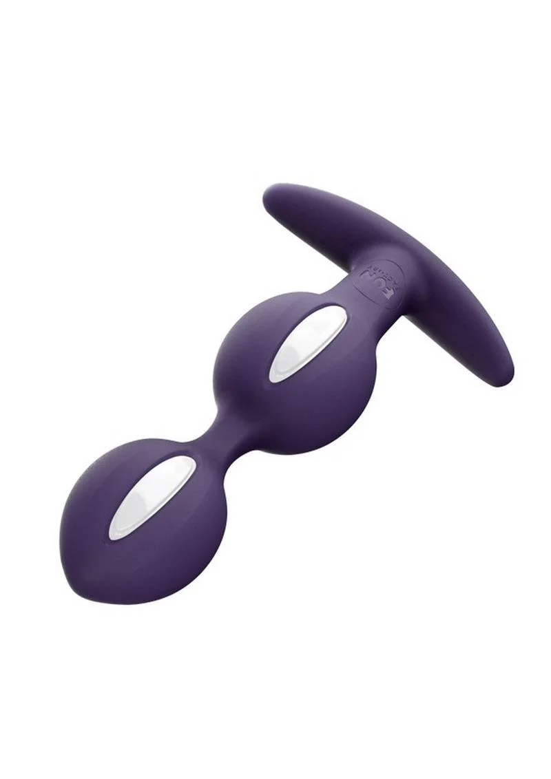 B Balls Silicone Anal Stimulator - Dark - Image 3