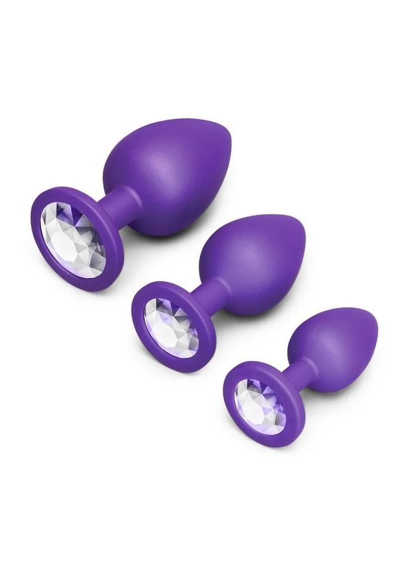 B-Vibe Jewel Butties Bundle Silicone Anal Plug - Image 2