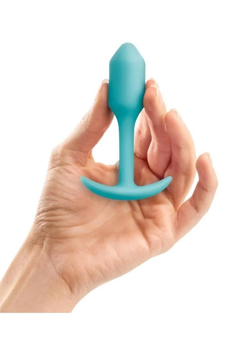 B-Vibe Snug Plug 1 Silicone Weighted Butt Plug - Image 9