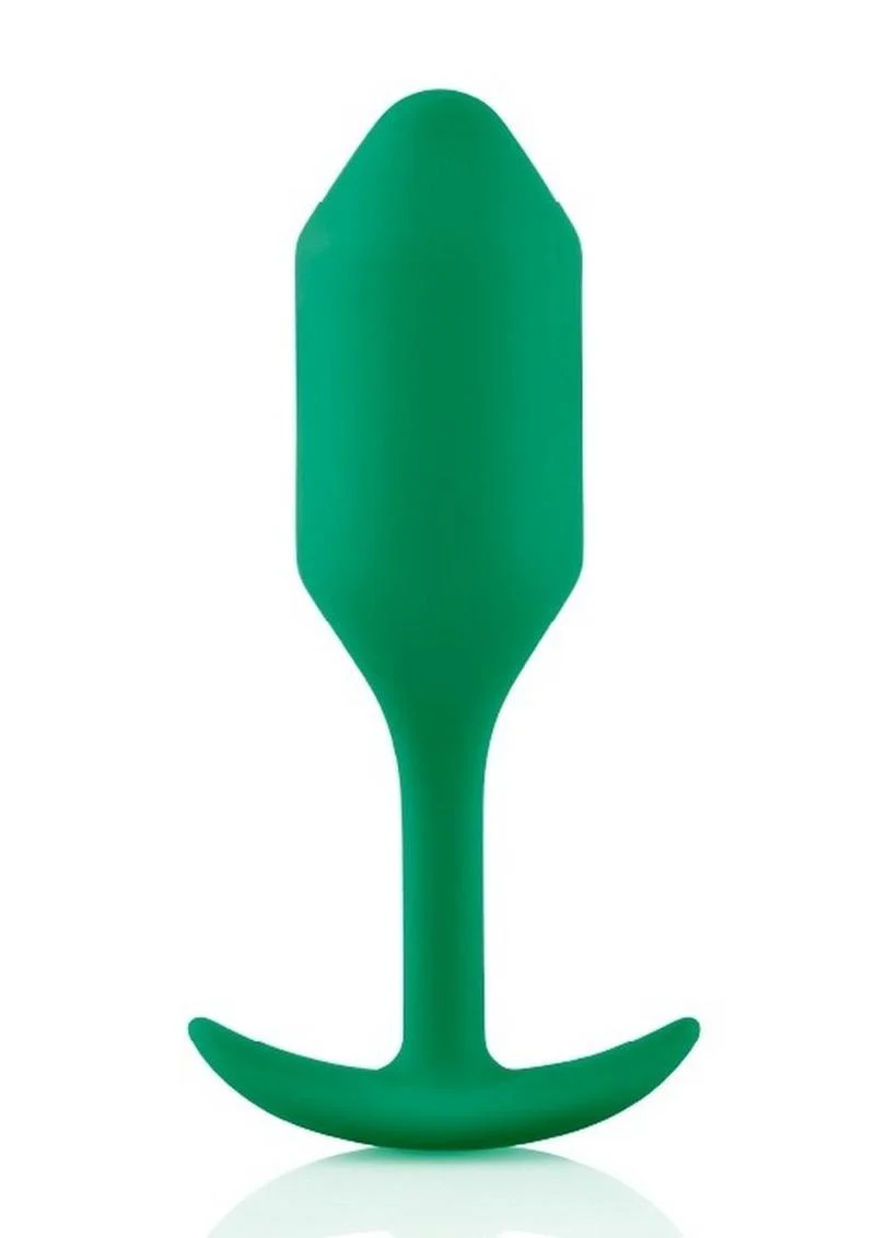 B-Vibe Snug Plug 2 Silicone Weighted Anal Plug - Image 8