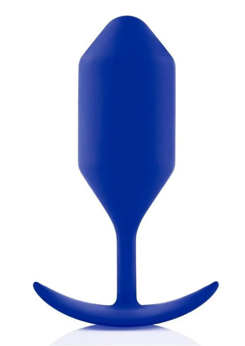 B-Vibe Snug Plug 4 Silicone Weighted Anal Plug - Image 4