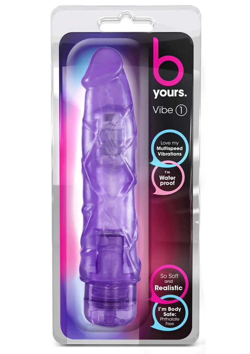 B Yours Vibe 1 Vibrating Dildo - Image 4