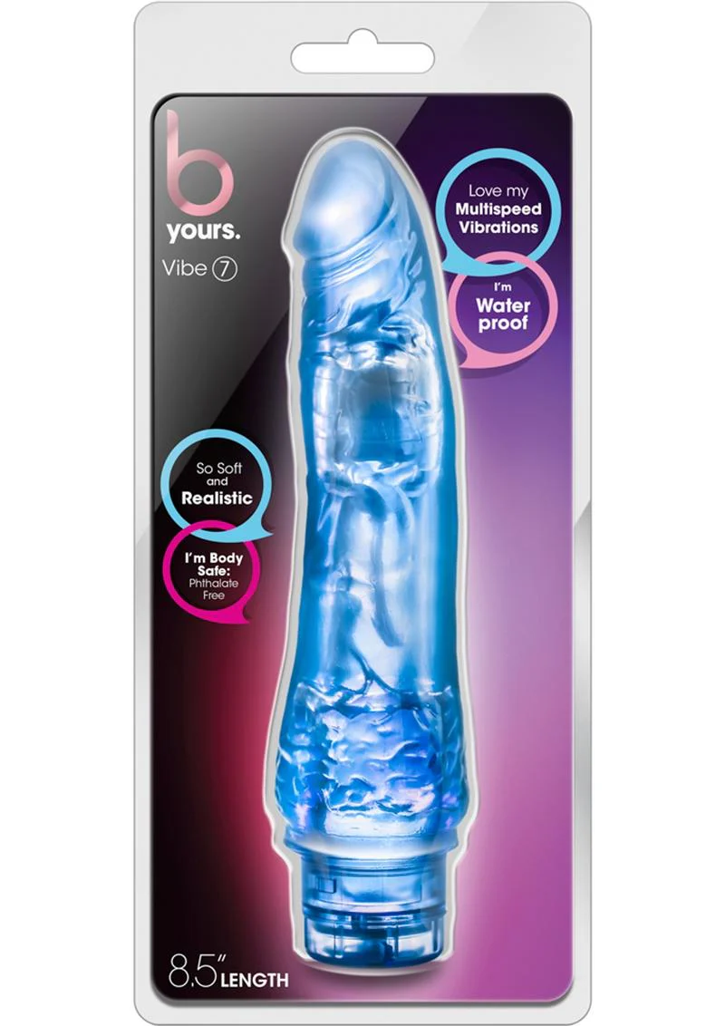 B Yours Vibe 7 Vibrating Dildo - Image 4