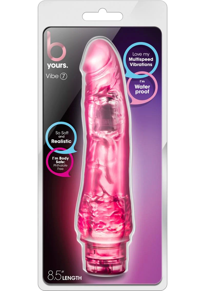 B Yours Vibe 7 Vibrating Dildo - Image 5