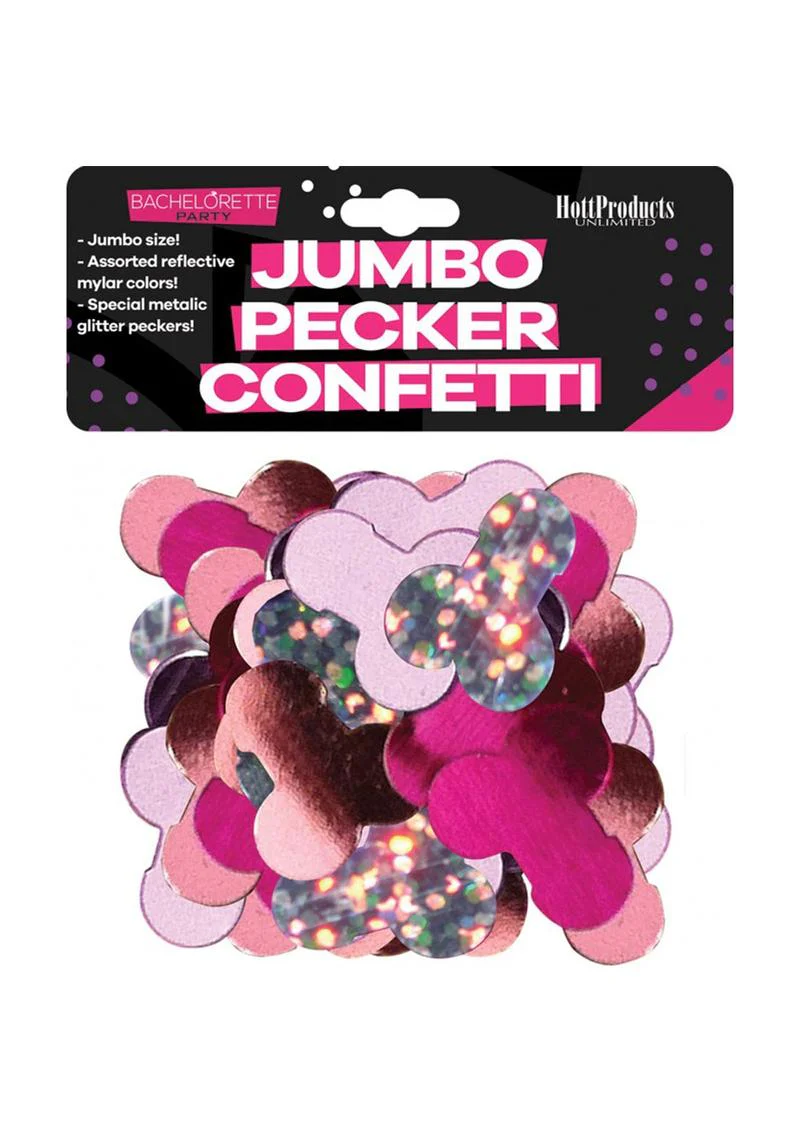 Bachelorette Mylar Party Pecker Confetti - Image 2