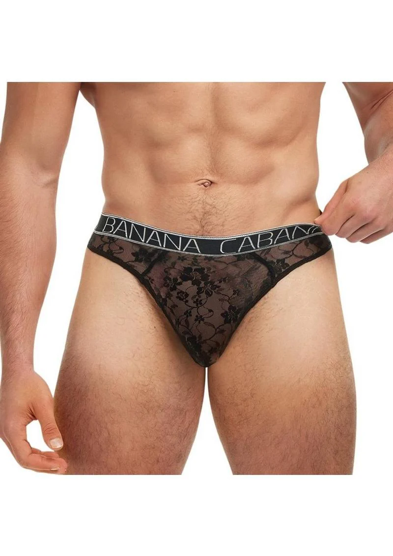 Banana Cabana Lace Nights Thong - Image 3