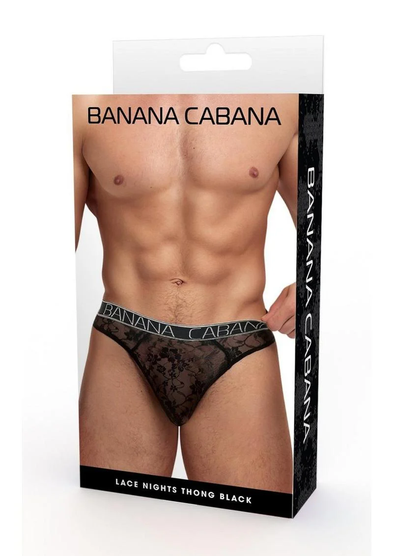 Banana Cabana Lace Nights Thong - Image 4