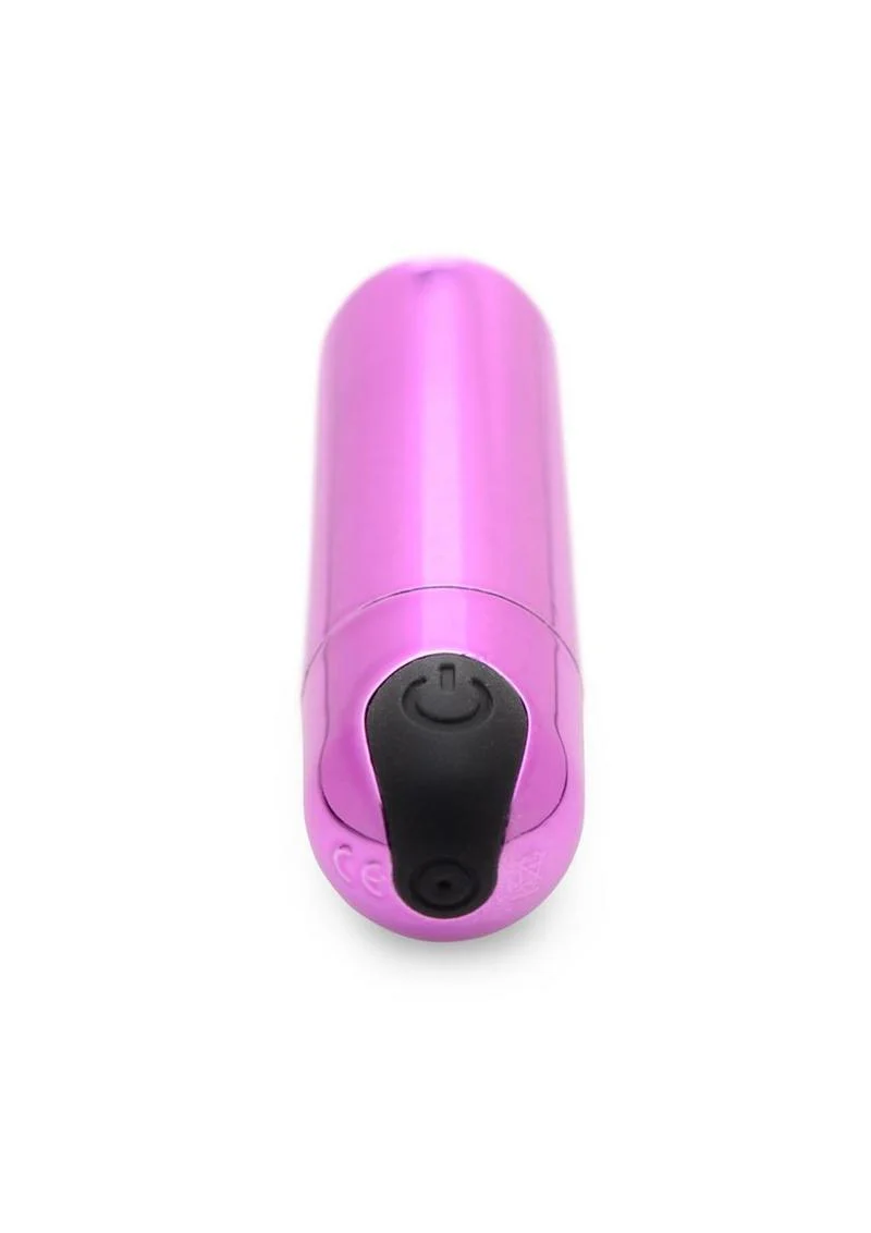 Bang! 10x Vibrating Metallic Rechargeable Bullet Vibrator - Image 15